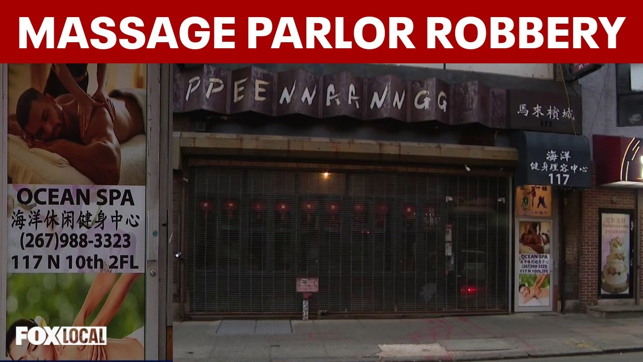 $10K stolen in armed robbery at Center City massage parlor