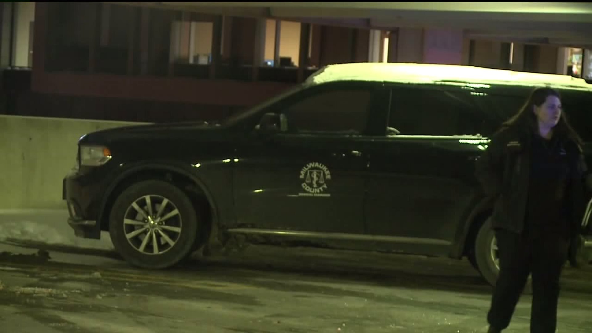 Woman found trapped under vehicle