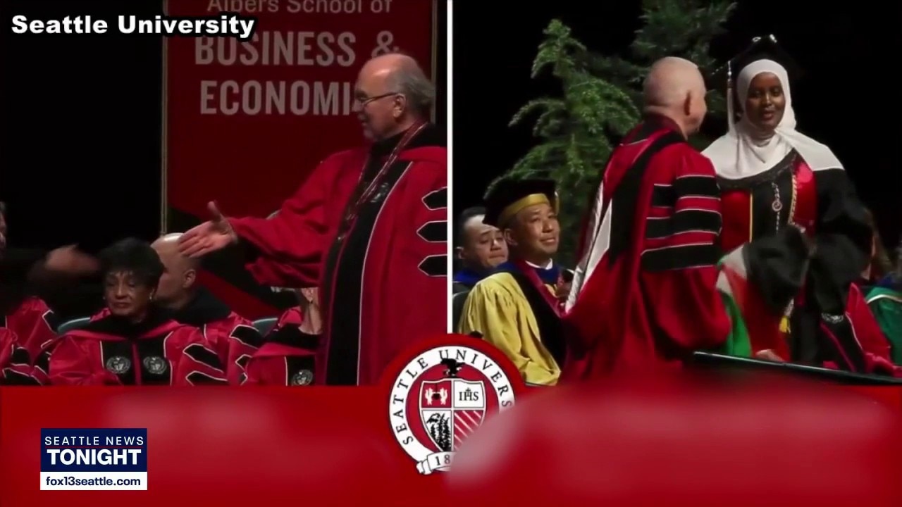 Seattle U professor fired after posting video of provost snatching Palestinian flag