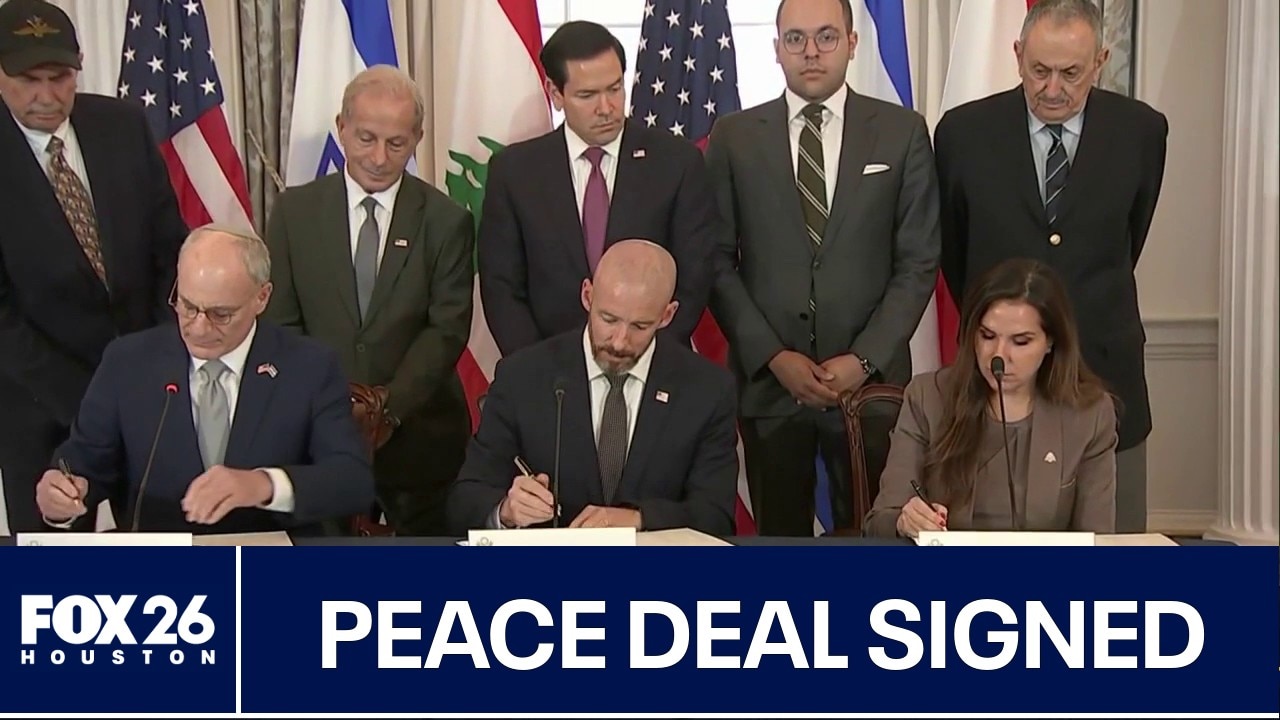 Israel, Lebanon sign peace agreement