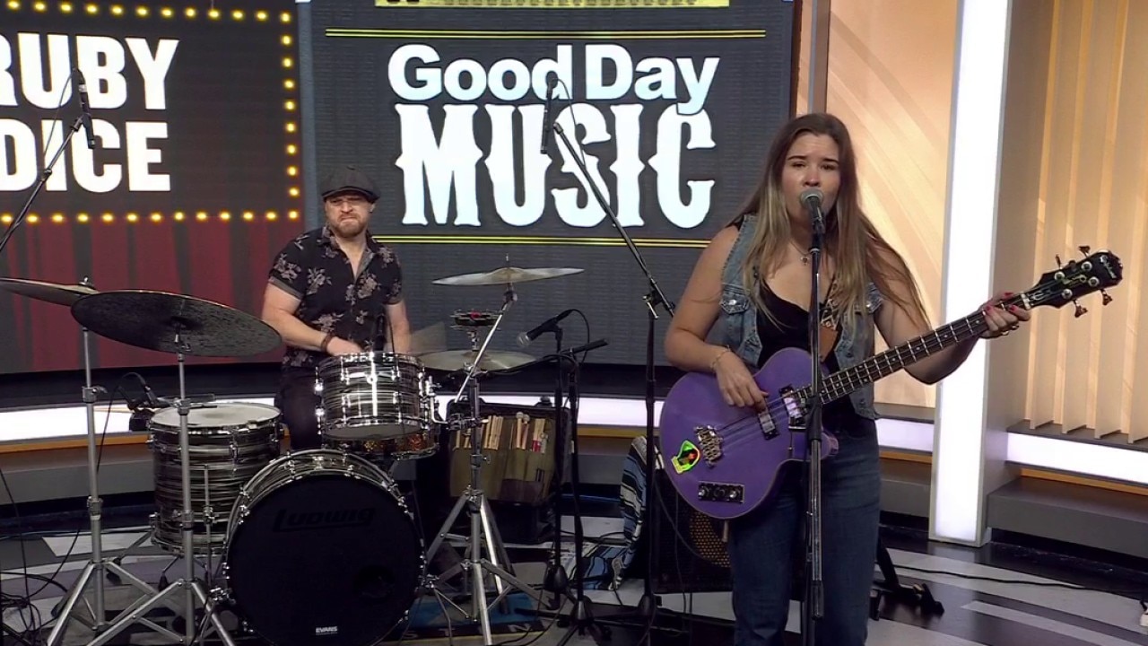 Ruby Dice performs in FOX 7 Austin studios