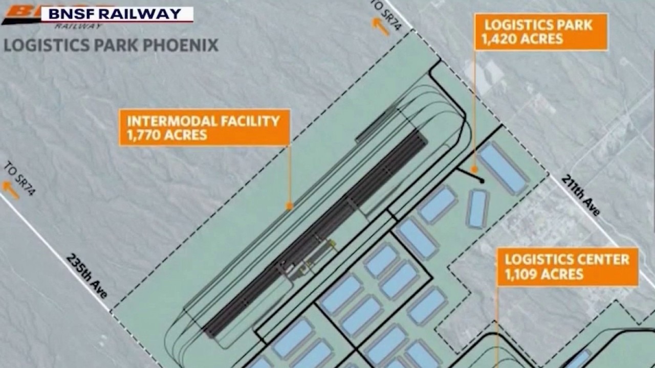 Concerns over BNSF Railway hub taken to Washington D.C. 