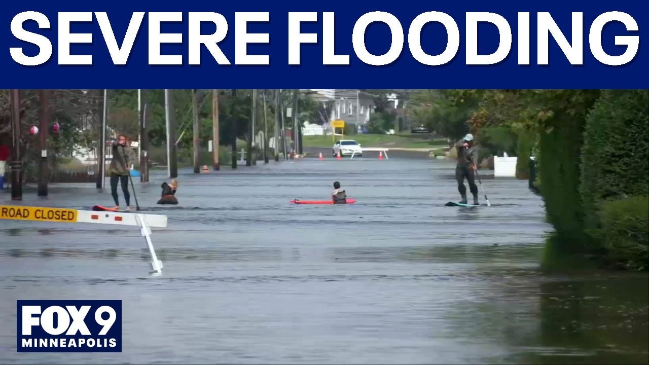 Powerful nor'easter leaves homes underwater