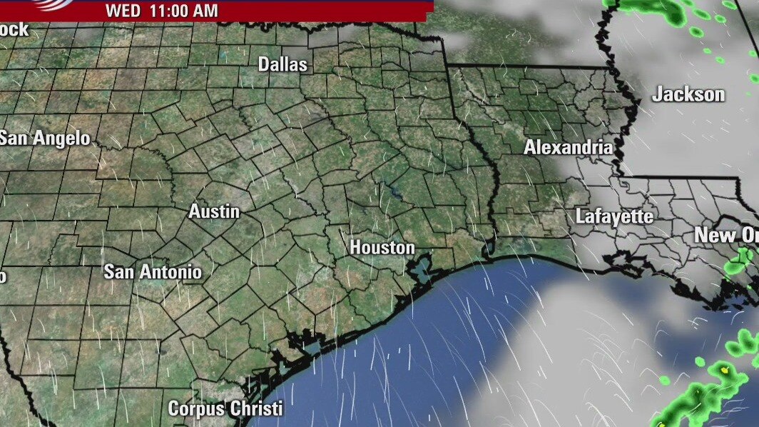 Wednesday morning weather forecast