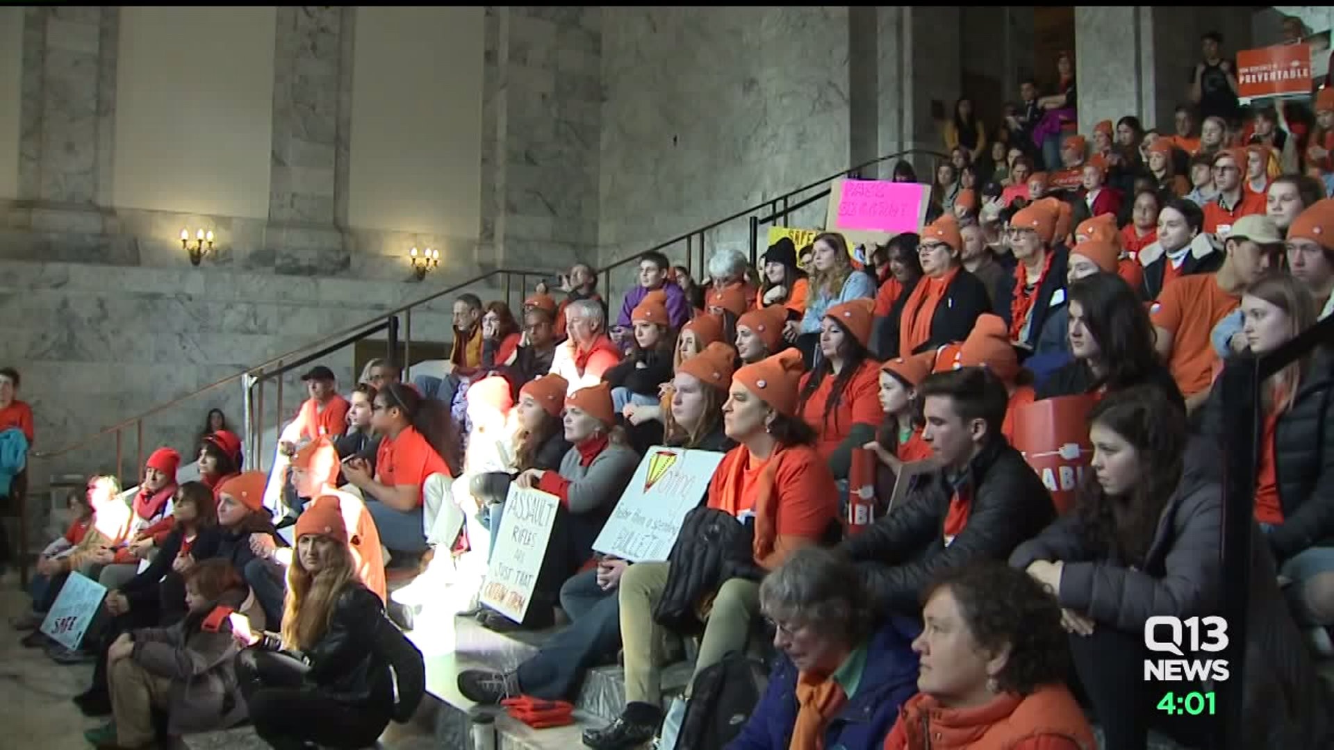 Students rally at state Capitol for gun control