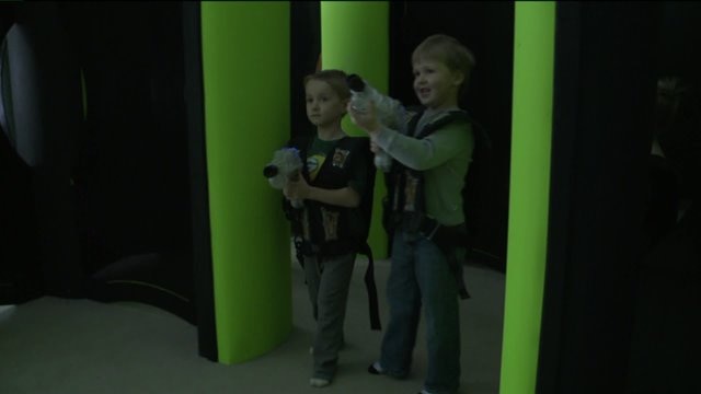 Chip checks out laser tag for kids