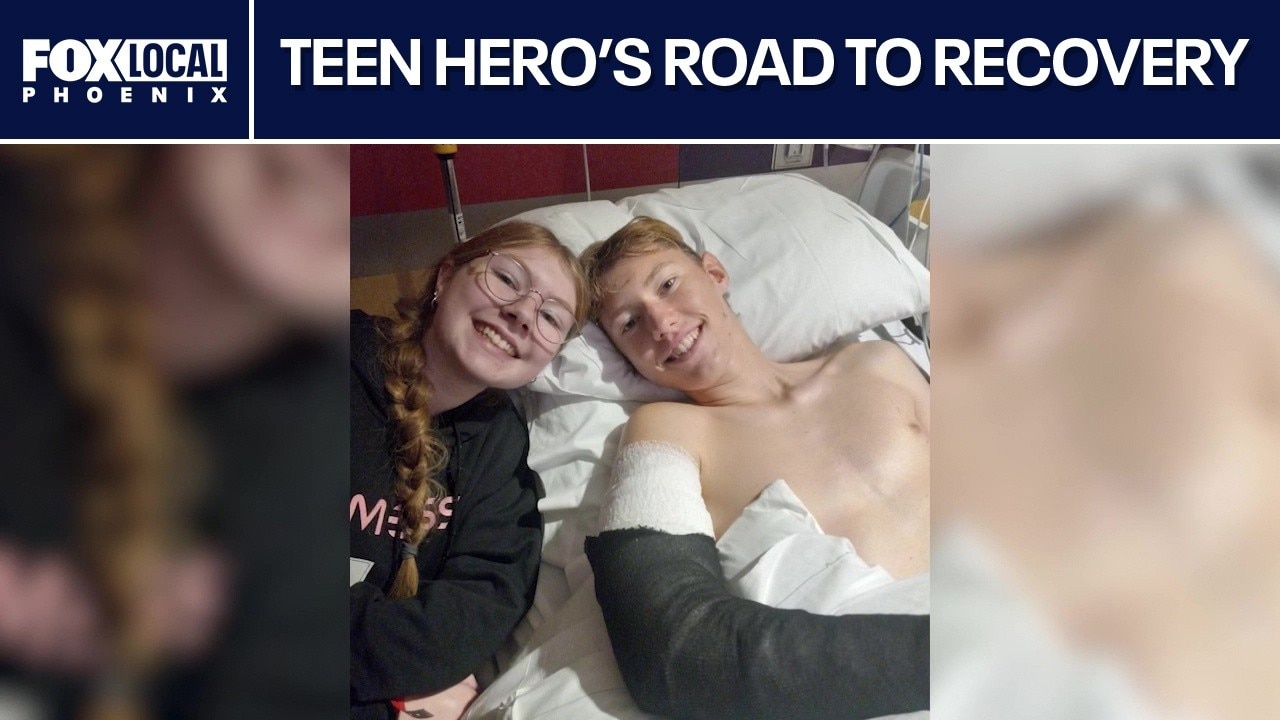 Globe family shares update on heroic teen son