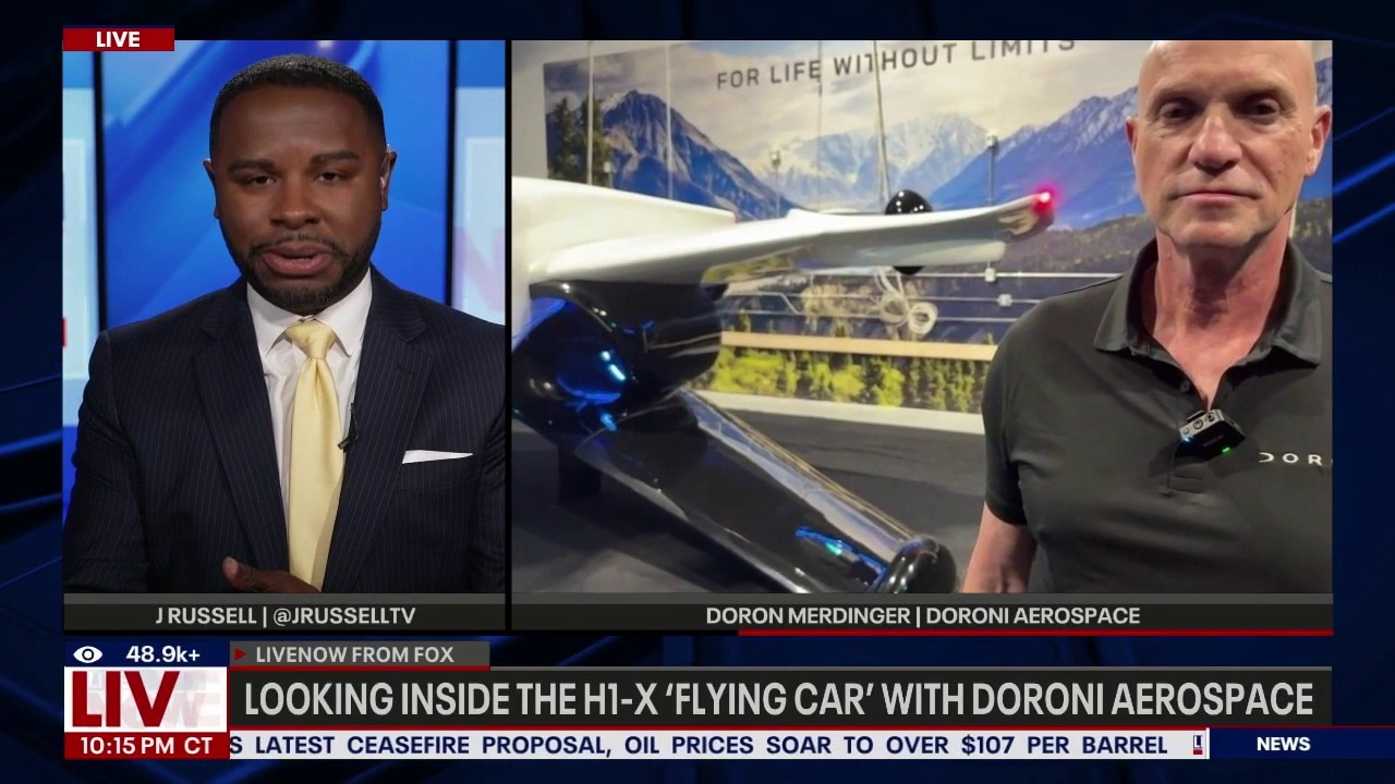 Looking inside the futuristic H1-X ‘flying car’