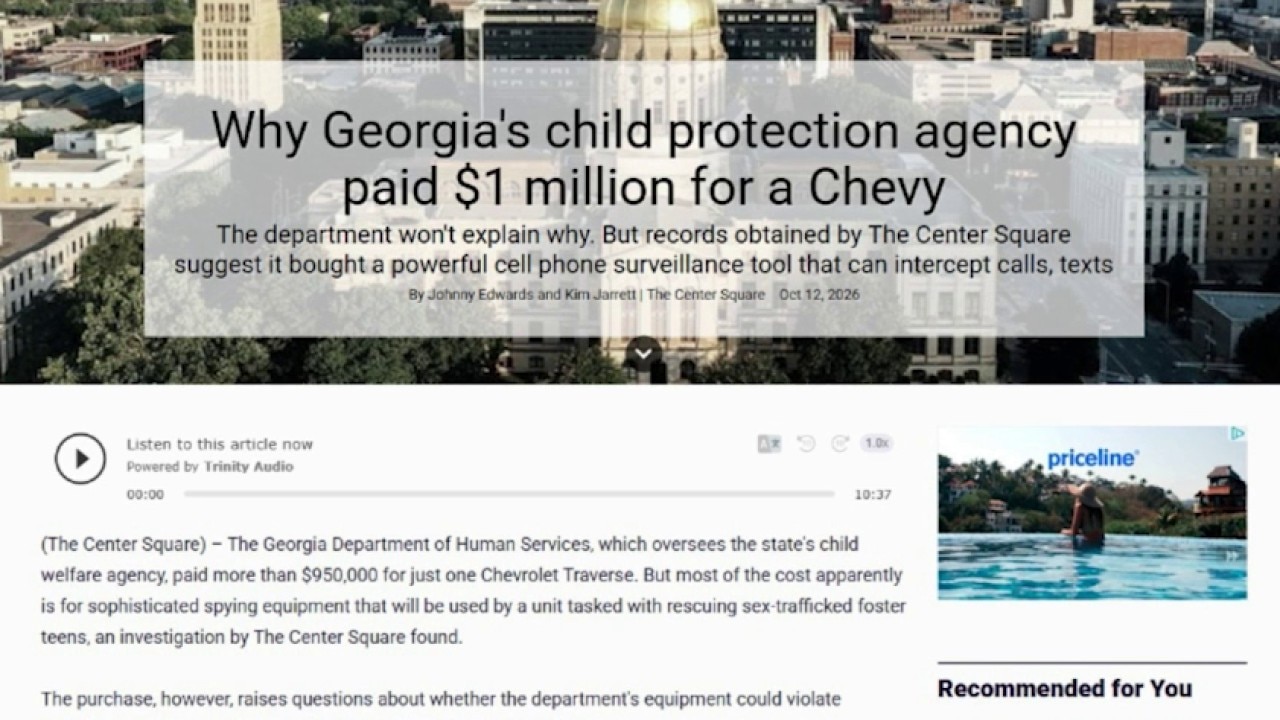 Why GA's child protection agency paid $1M for a Chevy