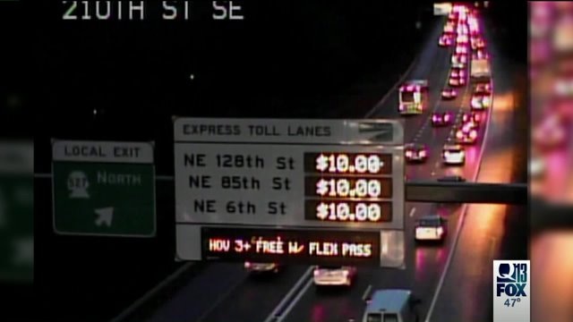 I405 Toll Hits 10 Dollars
