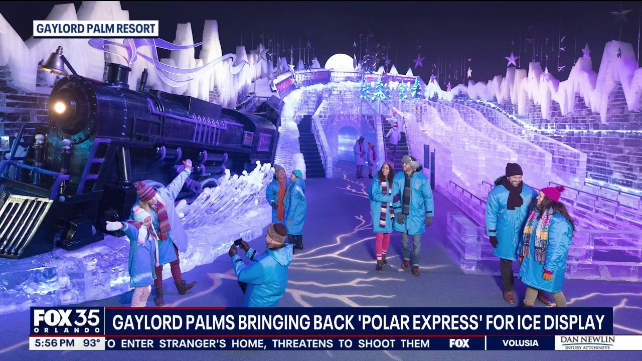 Gaylord Palms unveils Polar Express theme for annual ICE! attraction