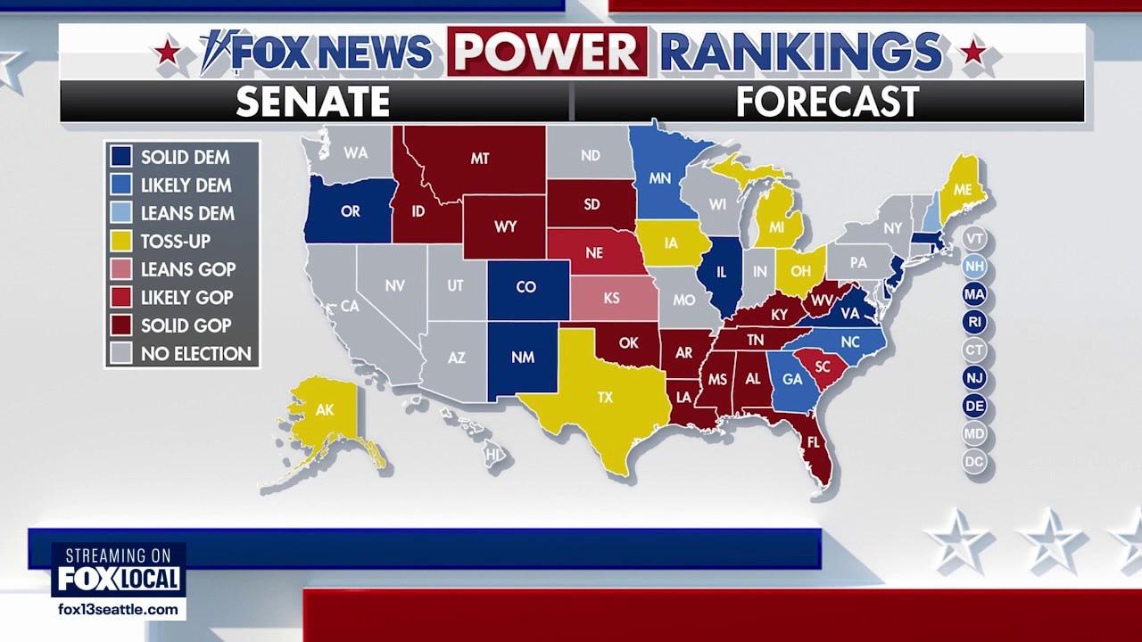 New power ranking ahead of midterm election
