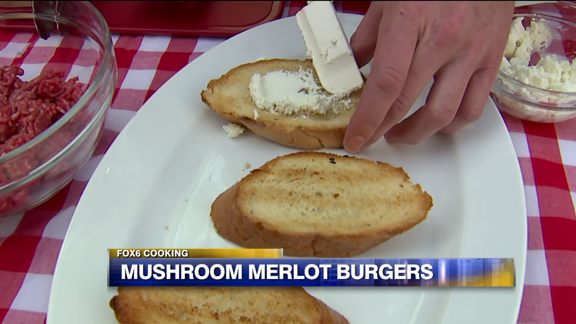 Mushroom Merlot Burgers