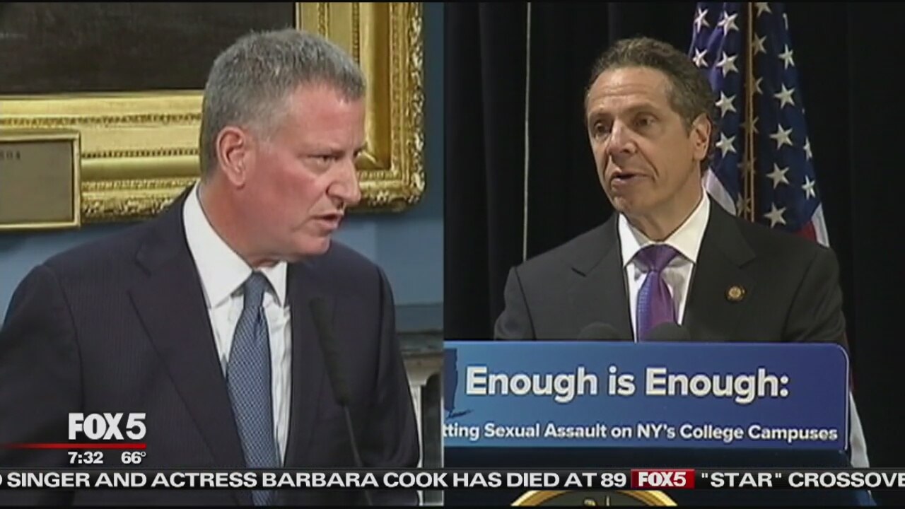 De Blasio Talks About Relationship with Cuomo