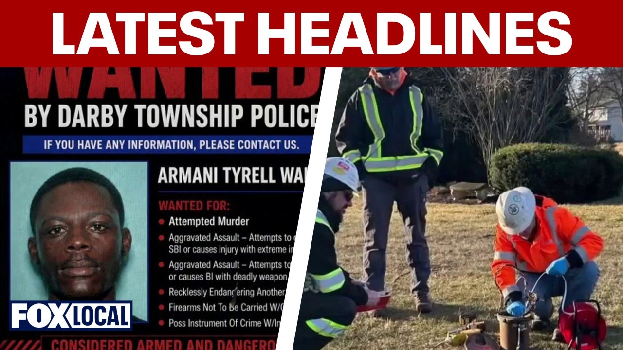 TOP STORIES | Walmart shooting suspect ID'd; Bucks Co. water concerns months after pipeline spill