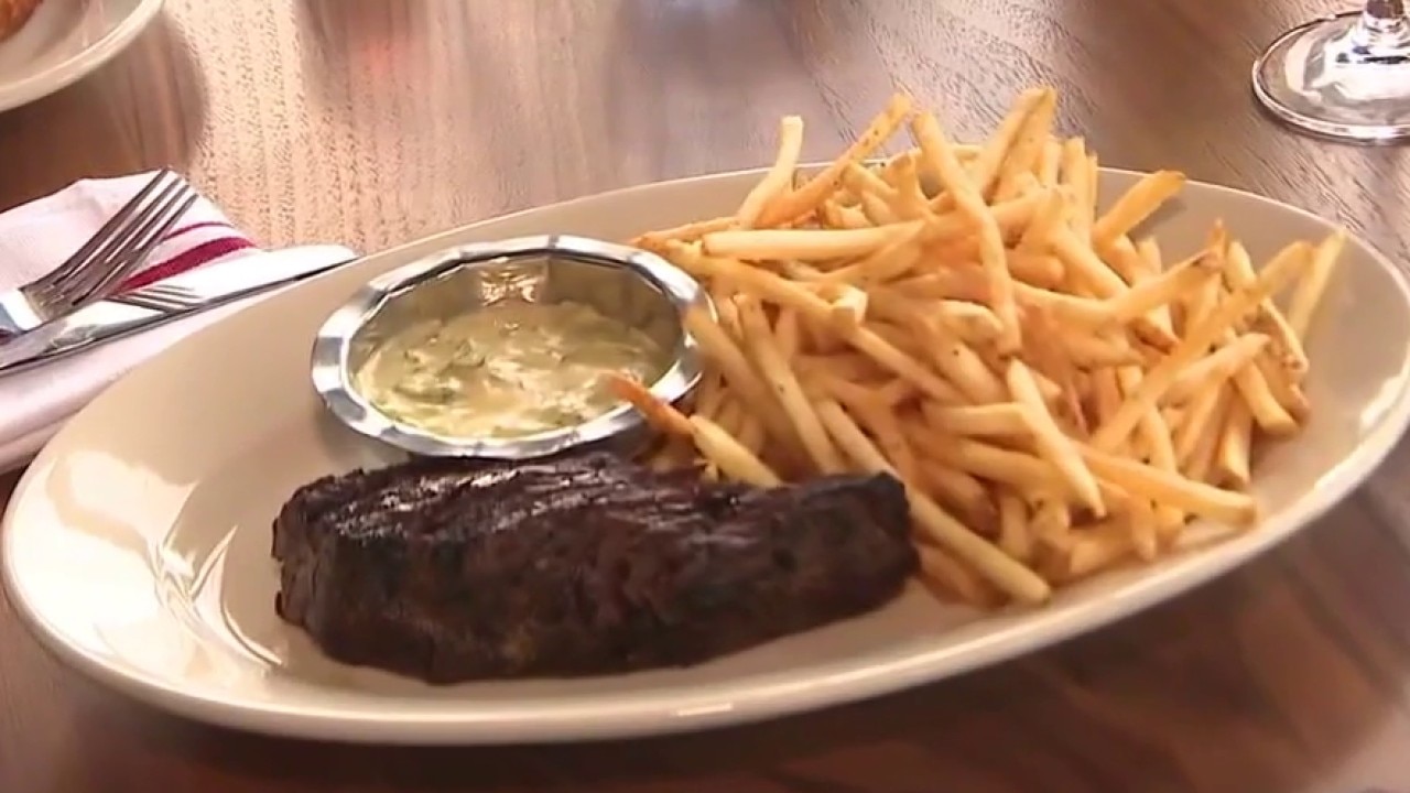 Steak frites a CASSIS menu cornerstone