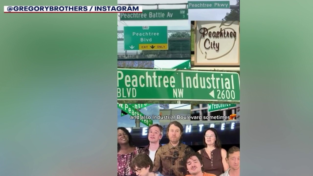 Viral song pokes fun at Peachtree streets