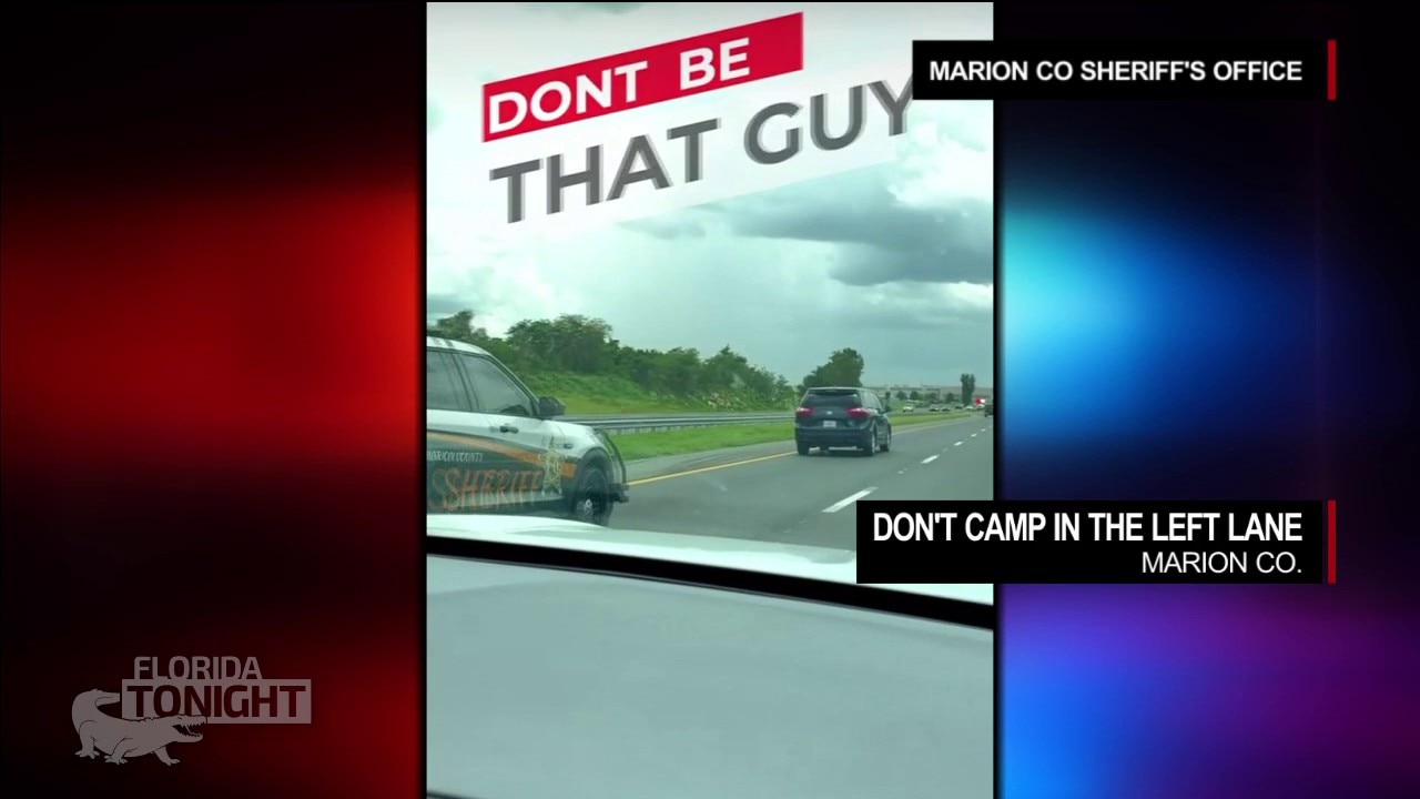 'Don't camp in the left lane'