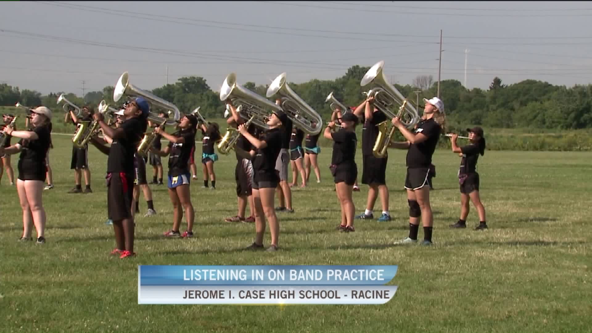 Jerome Case HS marching band