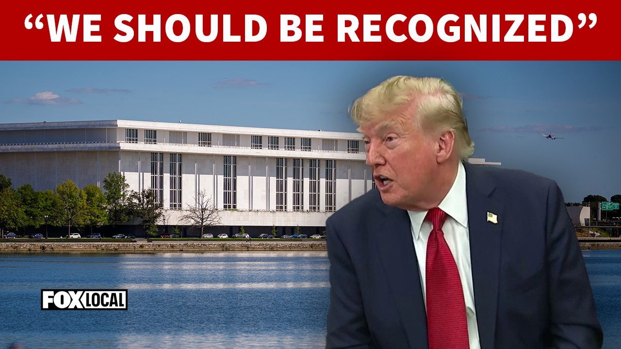 President Trump explains why he wants his name on the Kennedy Center