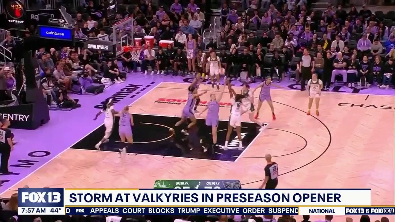 Storm fall to Valkyries 78-76 in preseason opener