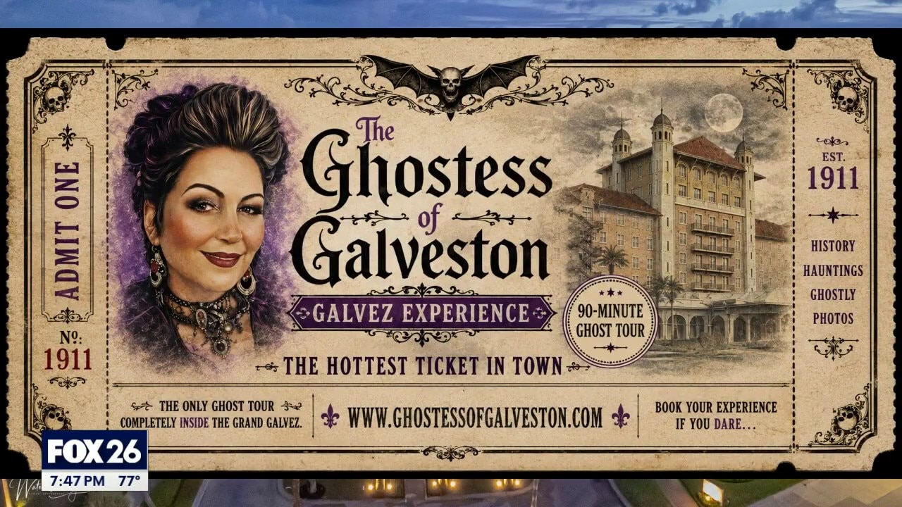 Talking with the Ghostess of Galveston on Houston Live and Local