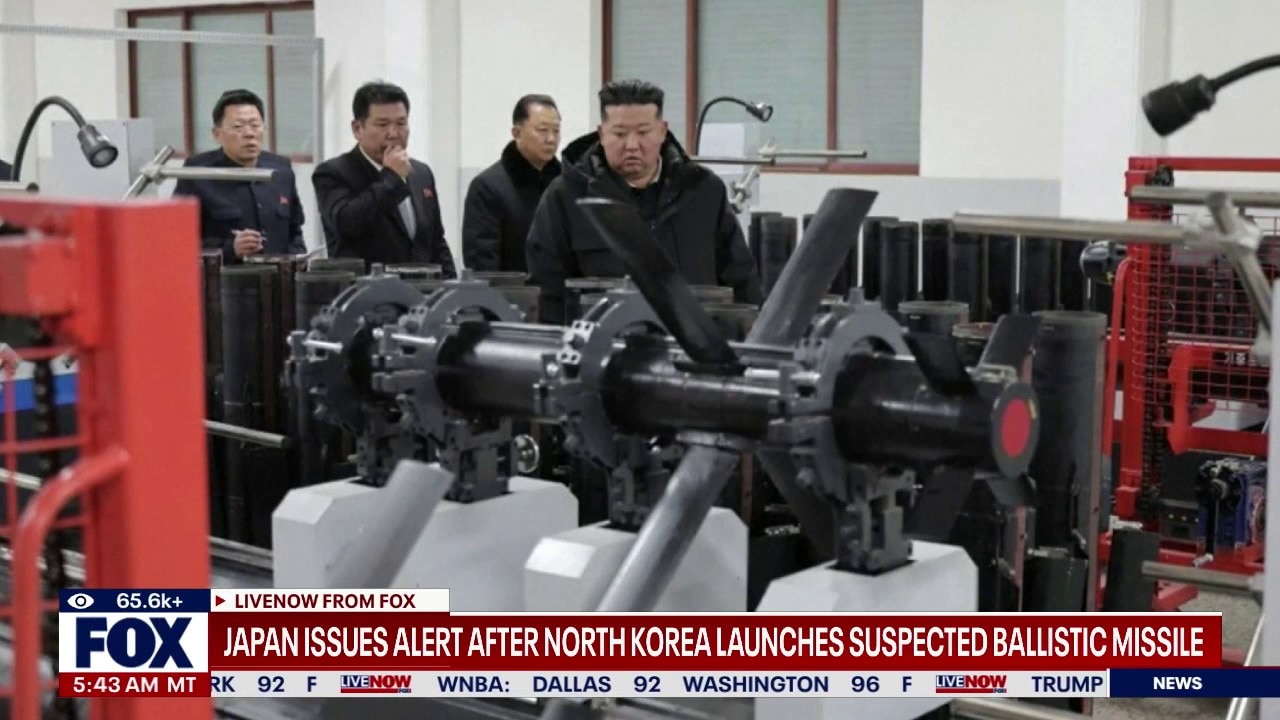 North Korea launches suspected ballistic missile 