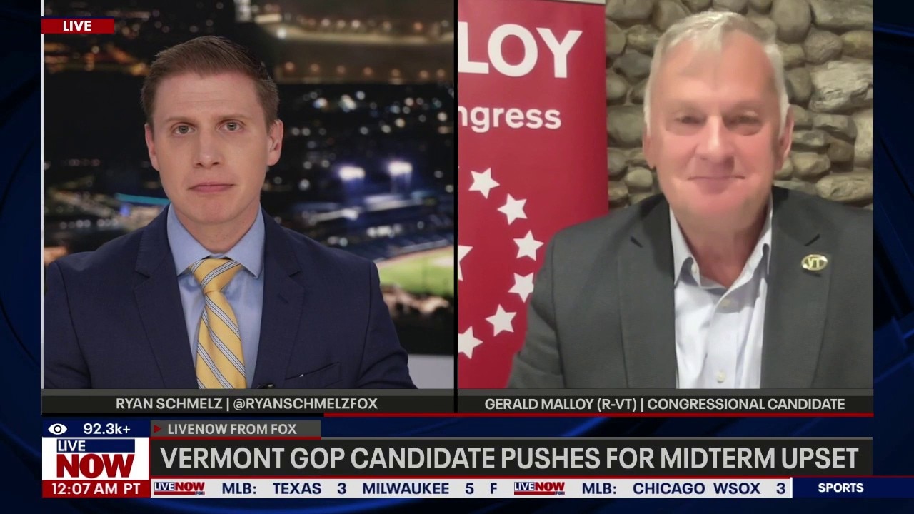 Midterm Elections: Gerald Malloy (R-VT) joins LiveNOW