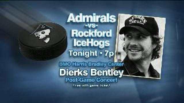 Laura hangs at Bradley Center ahead of Dierks Bentley concert