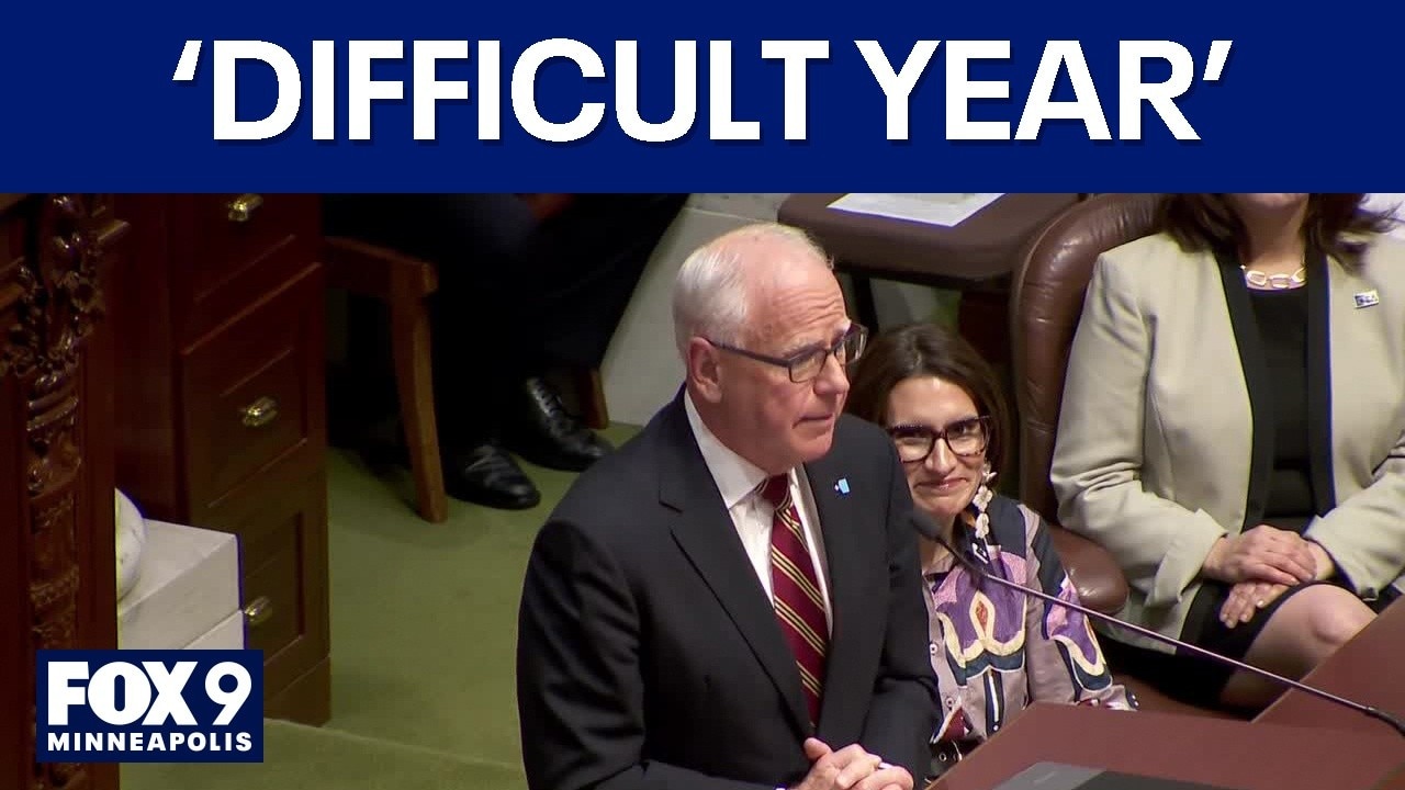 Walz recounts 'difficult year for Minnesota'