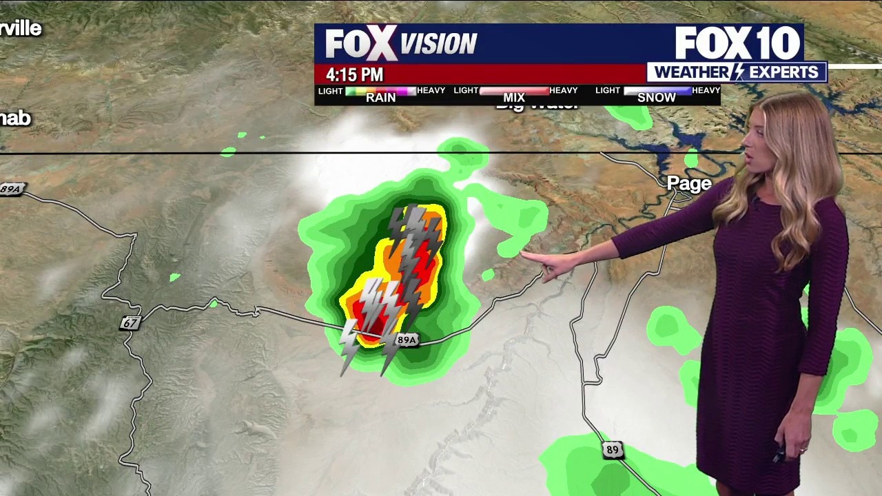 Severe storms, flash floods sweeping across parts of Arizona