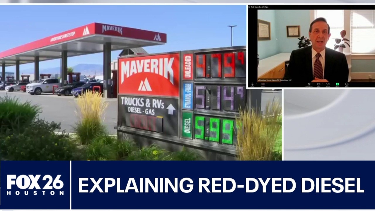 Red-dyed diesel explained by energy expert