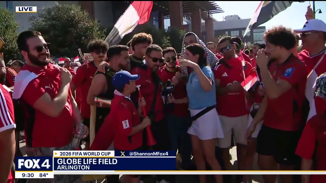 World Cup 2026: Egypt fans march to Dallas Stadium