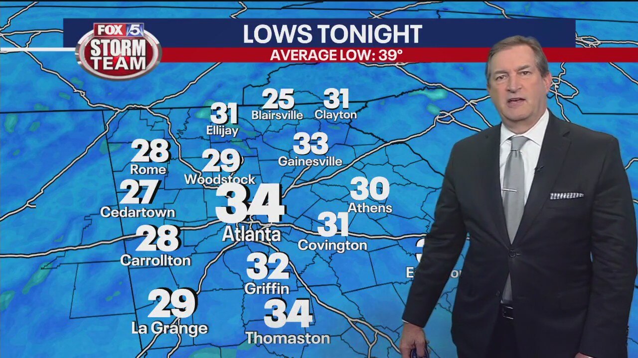 Tuesday evening forecast