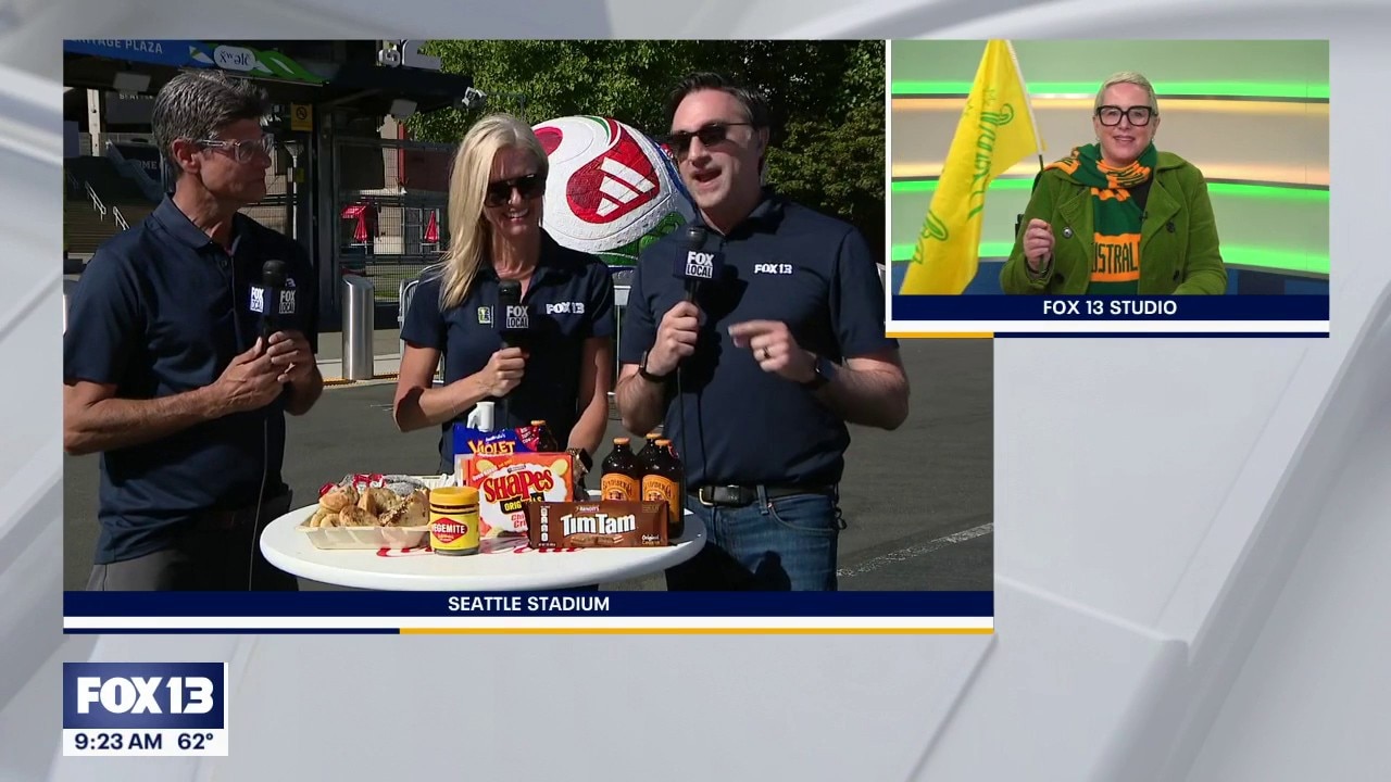 Testing out some of Australia's favorite snacks ahead of World Cup match