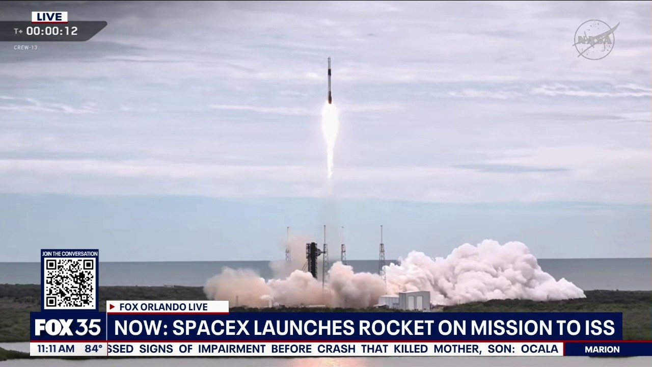 NASA, SpaceX launch Crew-13 to International Space Station