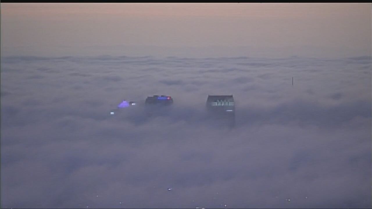 Time-lapse: Clouds roll over downtown Tampa