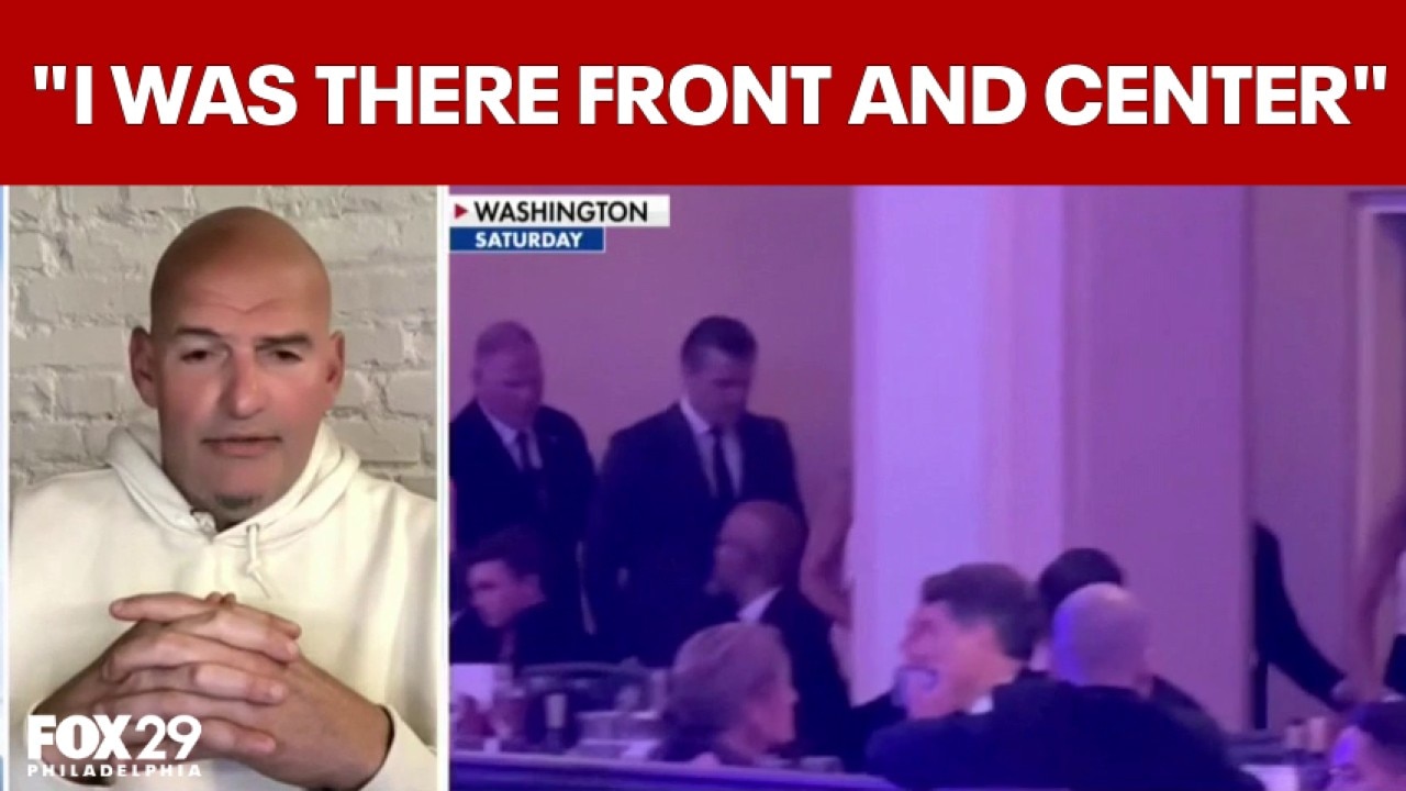 WHCD assassination attempt: PA Senator John Fetterman reacts