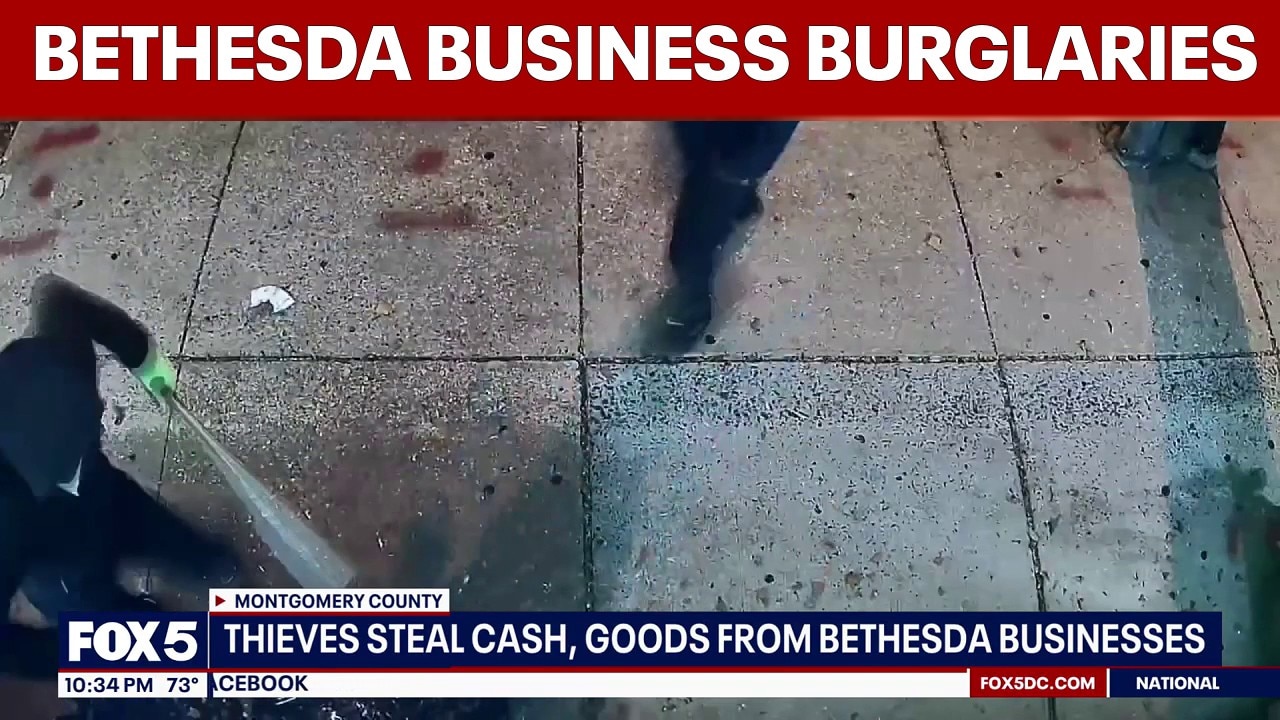 Montgomery County police investigating 4 burglaries at Bethesda businesses