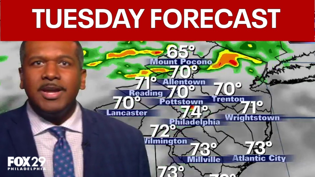 Philadelphia weather: Tuesday evening forecast