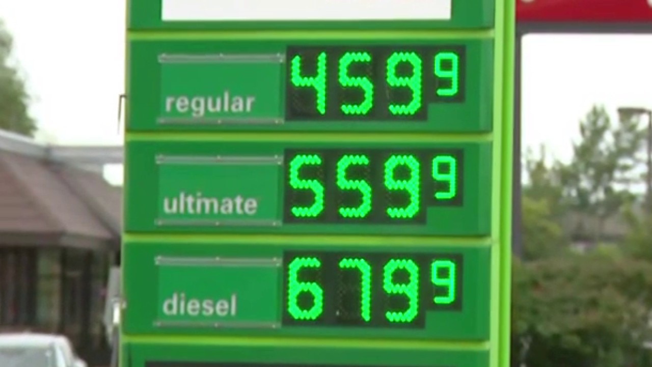 Gas prices jump overnight