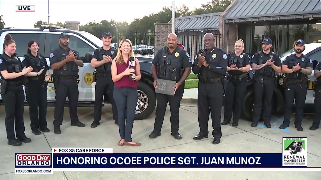 FOX 35 Care Force: Ocoee officer rescues woman trapped inside overturned car