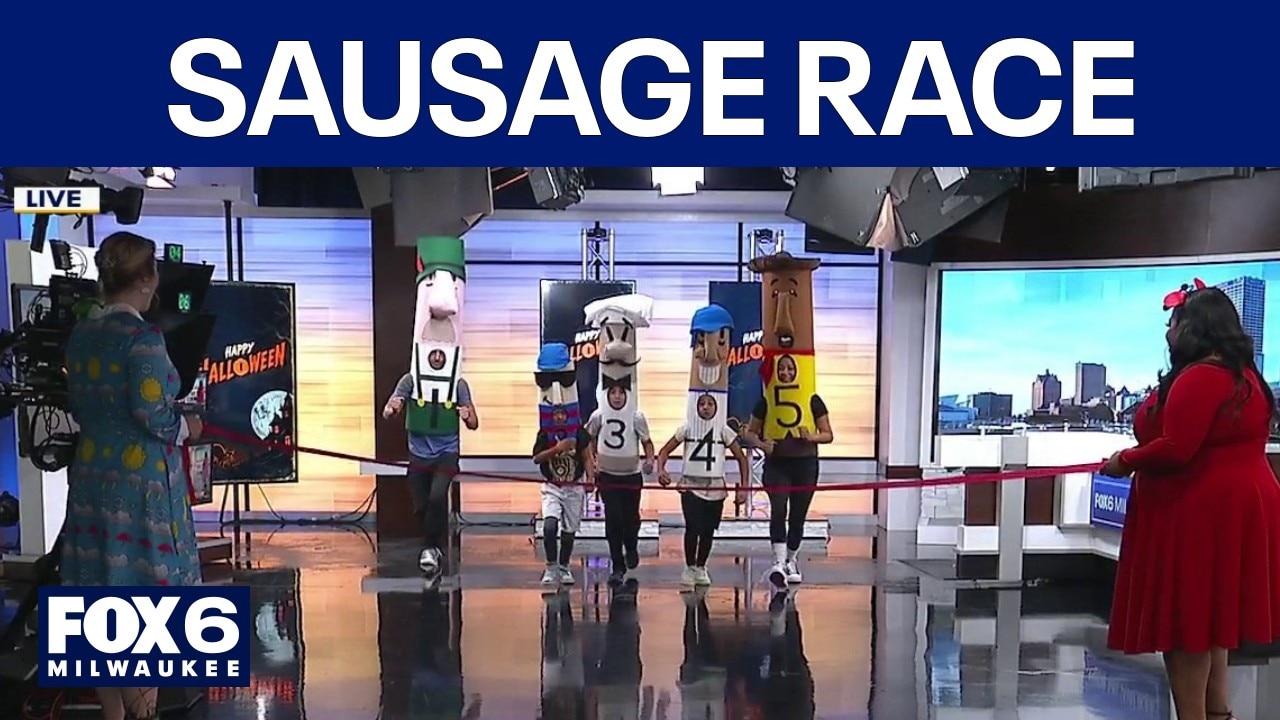 Family dresses up as Famous Racing Sausages to celebrate Brewers' World Series win