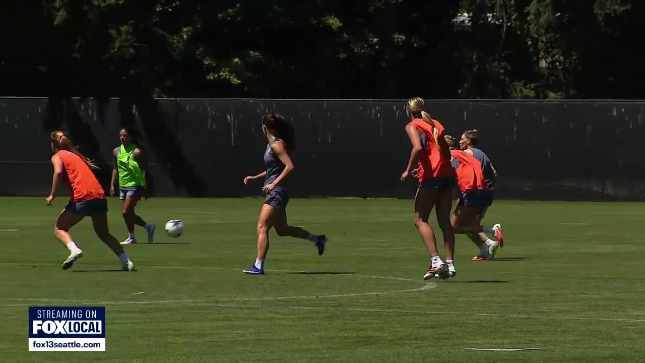 Seattle Reign practice after big home win over Portland