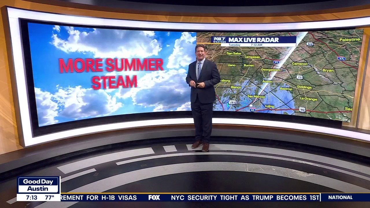 Austin weather: More steamy summer temps