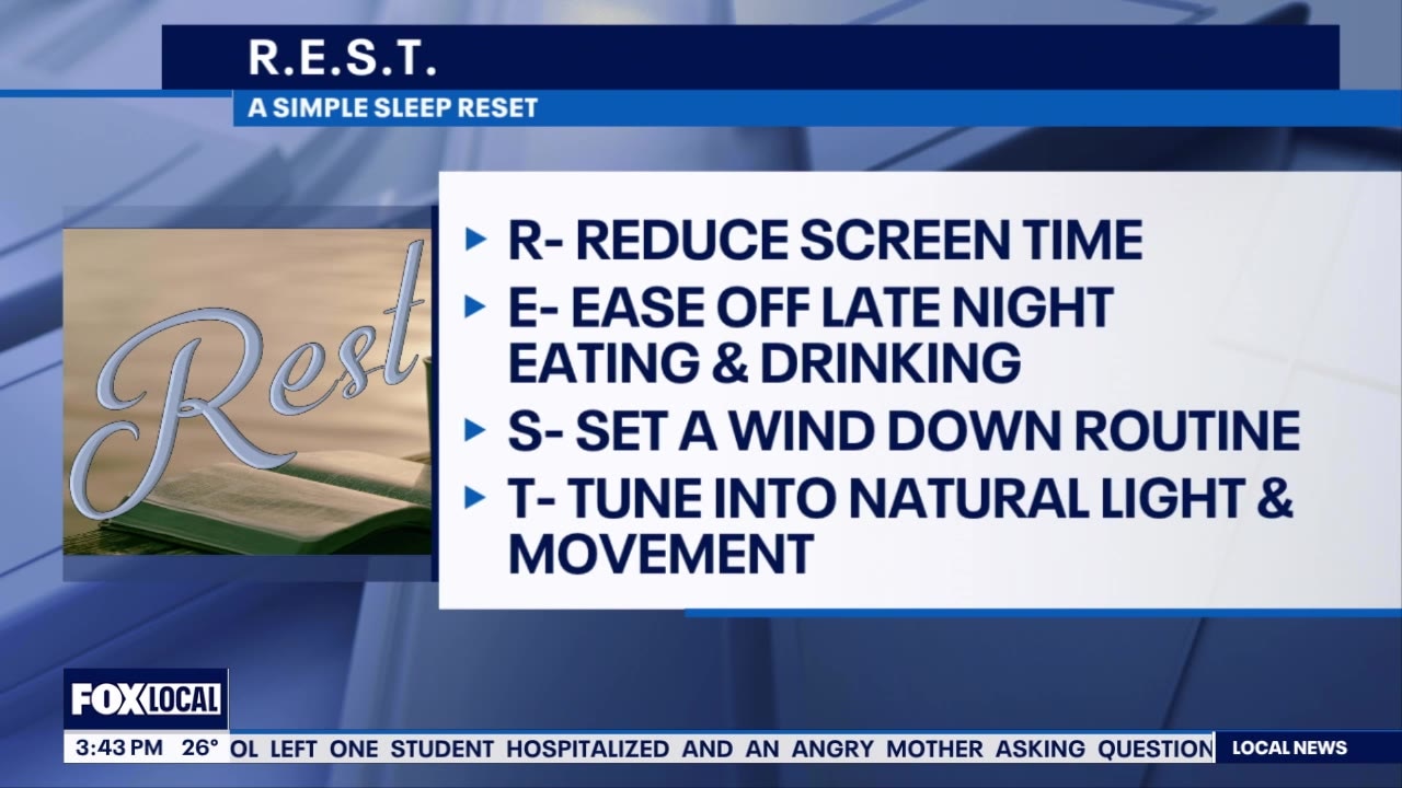 Achieving quality sleep with R.E.S.T