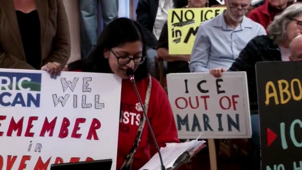 No Ice in Marin group takes over Board chambers, calling for No-ICE ordinance