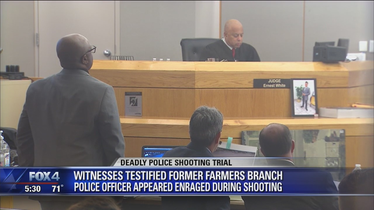 Witnesses describe ex-Farmers Branch officer's demeanor after shooting