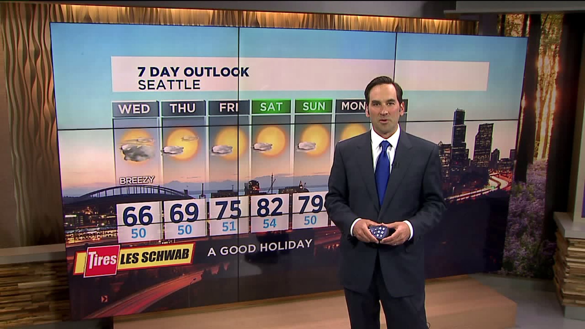 Q13 News evening weather forecast
