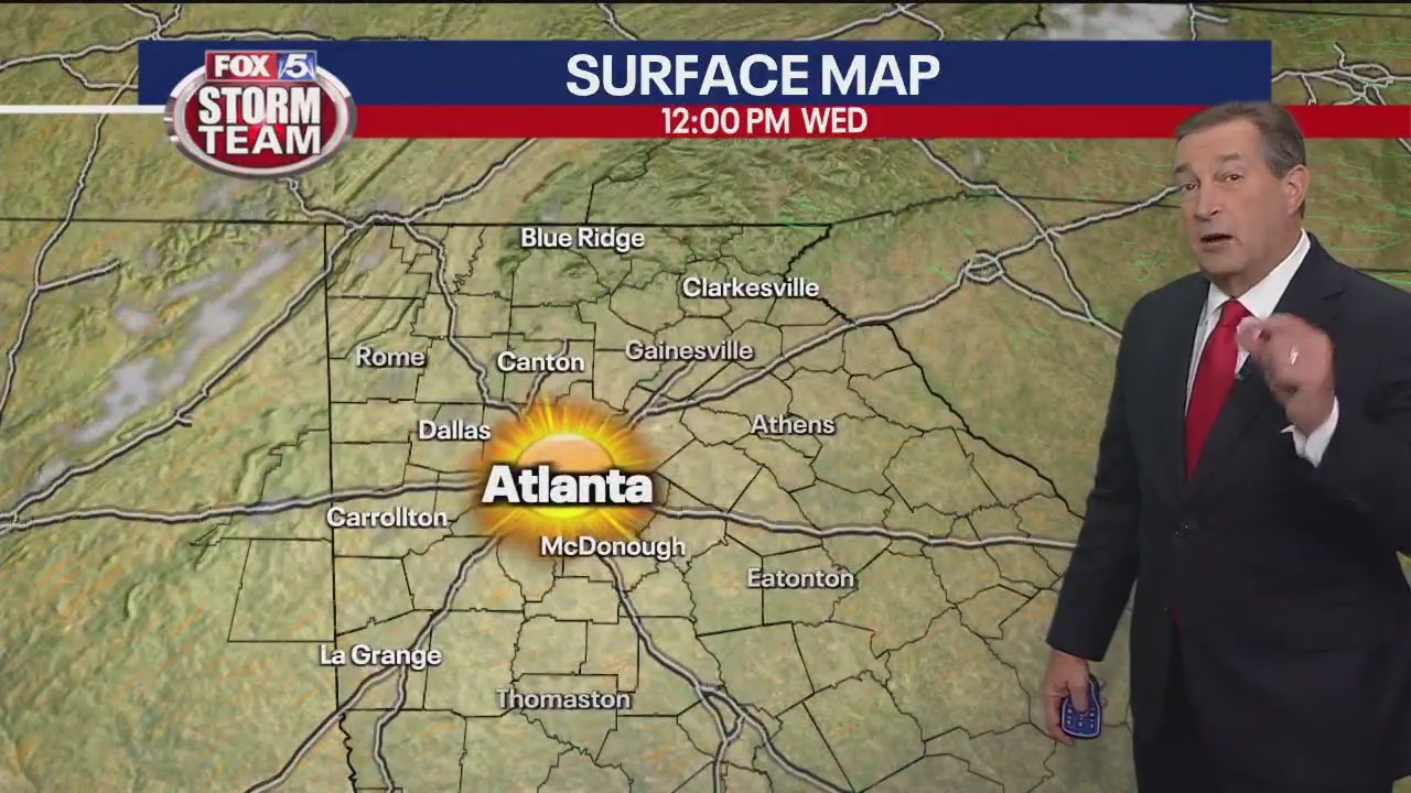 Tuesday evening forecast